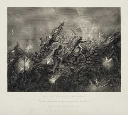 (MILITARY.) Attack on Fort Wagner.